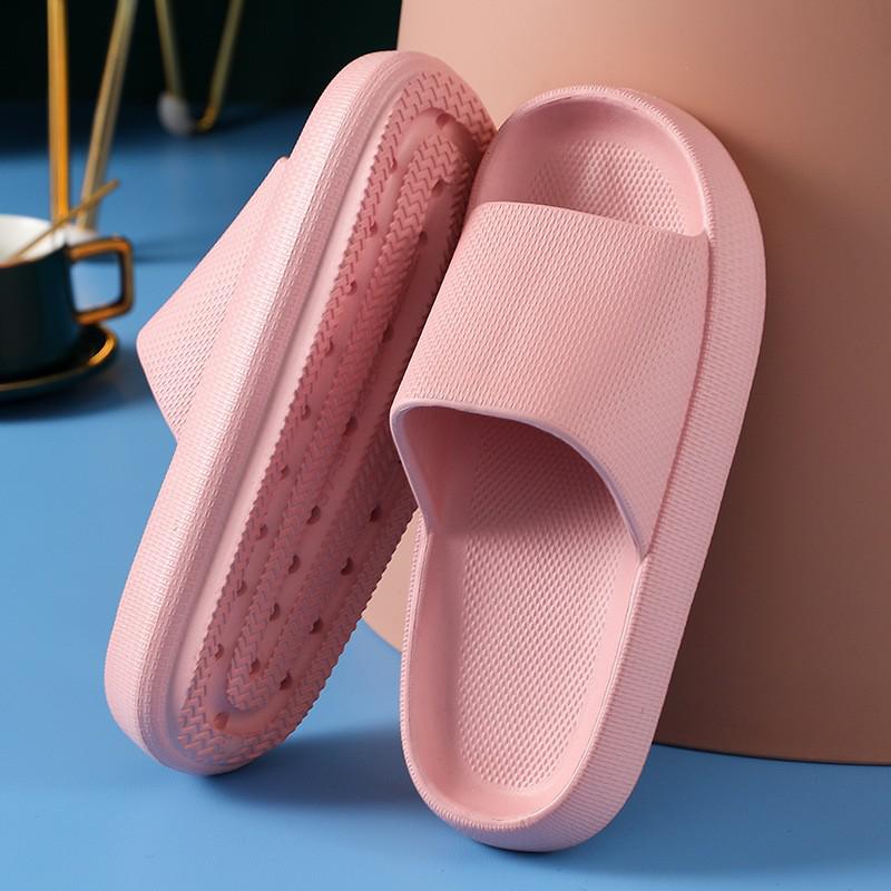 Women Men Slippers Thick Heel Sandals Ladies Couple Summer Eva Light Weight Shoes Home Indoor Flip Flops Bothe Slides Beach